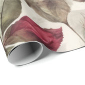 roze en rode rozen cadeaupapier (Rol Hoek)