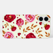 Roze en rode rozen Case-Mate iPhone case (Achterkant (horizontaal))