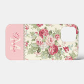 Roze en Rode  Rozen Gepersonaliseerd Case-Mate iPhone Case (Achterkant (horizontaal))