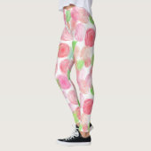Roze en rode rozen leggings (Links)