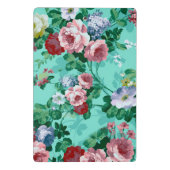 Roze en rode rozen mini klembord (Achterkant)