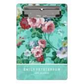 Roze en rode rozen mini klembord (Voorkant)