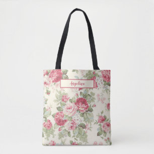 roze en rode rozen Persoonlijke Canvas tas