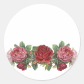  roze en rode rozen Stickers (Voorkant)
