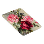 roze en rode rozenmagneet magneet (Rechterzijde)