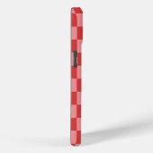 Roze en rode ruitpatroon Speelse Valentijn Case-Mate iPhone Case (Achterkant / Rechts)