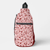 roze en rode stipjes sling bag (Voorkant)