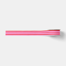 Roze en rode strepen grosgrain lint
