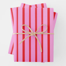Roze en rode strepen