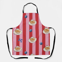 Roze en rode strepen met cakepatroon