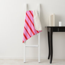 Roze en rode strepen
