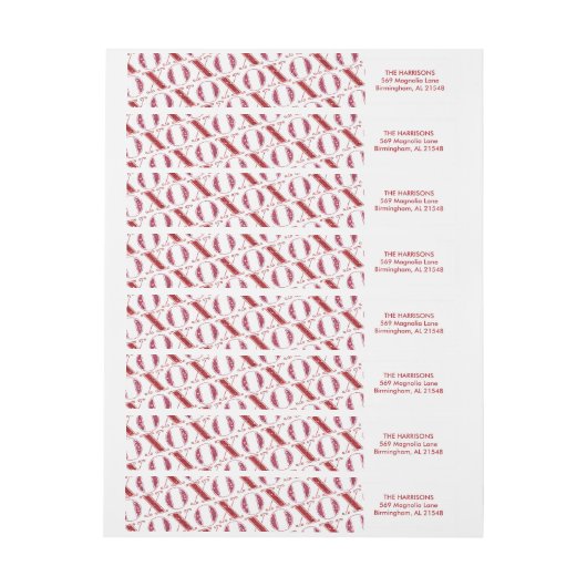 Roze en rode tablet XOXO Valentijnsdag Etiket (Vel)