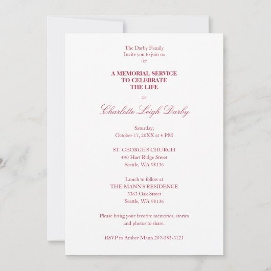 Roze en rode tinten botanische bloemenslingers fot (Achterkant)