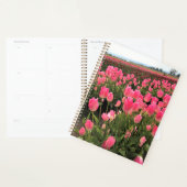 Roze en rode Tulpen in een veld, Oregon Planner (Display)