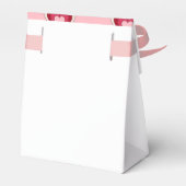 Roze en Rode Valentijnsdag Baby shower Favor Box Bedankdoosjes (Achterkant)