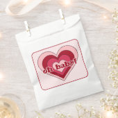 Roze en Rode Valentijnsdag Baby showers tassen Bedankzakje (Geknipt)