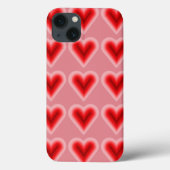 Roze en rode Valentijnsdag Case-Mate iPhone Case (Achterkant)