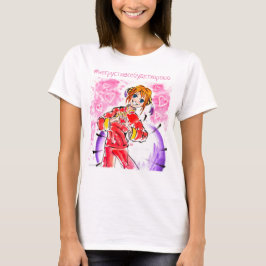 Roze en rode Valentijnsdag Kagura Yato T-shirt