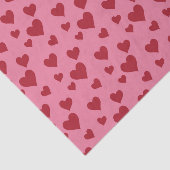 Roze en rode Valentijnse liefde ontkoppeling Tissuepapier (Detail)