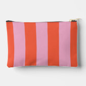 Roze en Rode Vette Strepen Monogram Etui (Achterkant)