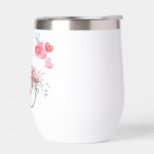 Roze en rode Waterverf Minimalist Love You (Links)