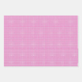 Roze en rode zeef met zeef. Verpakkingspapier. Inpakpapier Vel (Voorkant 3)