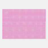 Roze en rode zeef met zeef. Verpakkingspapier. Inpakpapier Vel (Voorkant)