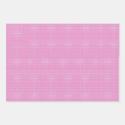 Roze en rode zeef met zeef. Verpakkingspapier. Inpakpapier Vel (Voorkant)