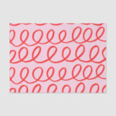 Roze en rood Abstract papier (Voorkant)