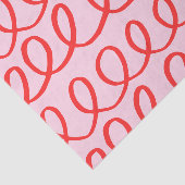 Roze en rood Abstract papier (Detail)