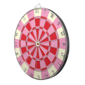  roze en rood dartbord (Voorkant Rechts)
