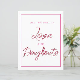 Roze en Rood Doughnut teken