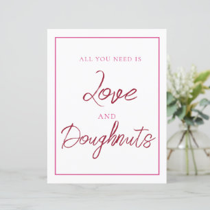Roze en Rood Doughnut teken