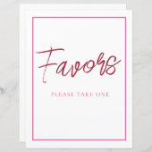 Roze en Rood Favorieteken (Voorkant / Achterkant)
