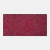 roze en rood marmer bureaumat (Voorkant)