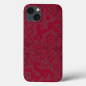 roze en rood marmer Case-Mate iPhone case (Achterkant)