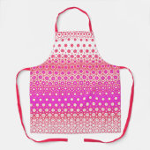 Roze en Rood Mozaïek Schort (Voorkant)