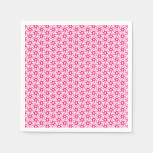 Roze en Rood Mozaïek Servet