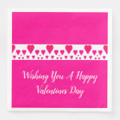 Roze en rood servet (Voorkant)