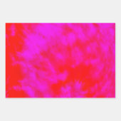 Roze en rood tie-dye, geschenkverpakkingsvellen, inpakpapier vel (Voorkant 3)
