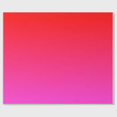 Roze en Rood Verlopen Cadeaupapier (Vlak)