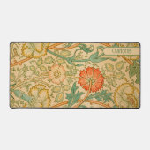 Roze en Roos door William Morris gepersonaliseerd Bureaumat (Voorkant)