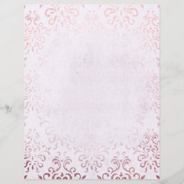 Roze en Roos Gold Damask-scrapbook