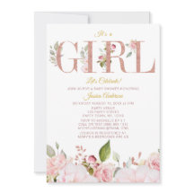 Roze en Roos Gold Floral Baby shower