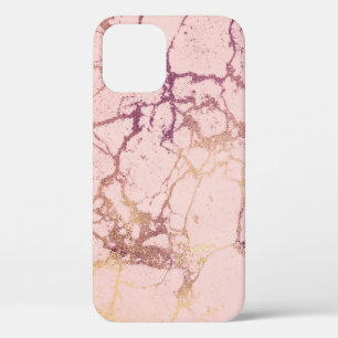 Roze en Roos Gold-gemarmerde iPhone/iPad-draagtas Case-Mate iPhone Case