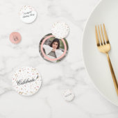 Roze en Roos Gold Glitter Confetti (Groep)