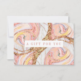 Roze en Roos Gold Marble Gift Certificate