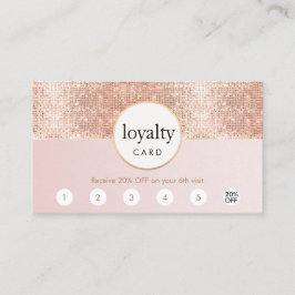 Roze en Roos Gold Sequin Salon 6 Punch Loyalty