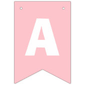 Roze en Roos Meisje's Happy Birthday Vlaggetjes (Derde vlag)