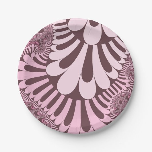 Roze en Roos Papieren Bordje (Voorkant)